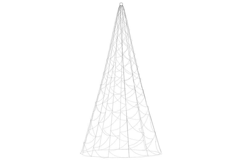 beBasic juletræ til flagstang 500 LED'er 300 cm varmt hvidt lys - Plastik juletræ