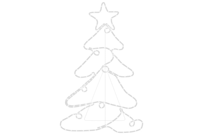 beBasic juletræsfigur 144 LED-lys - Juleengel & julefigur - Juelpynt og juledekoration