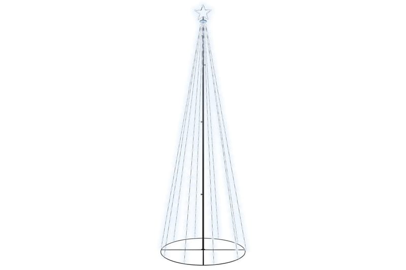 beBasic kegleformet juletræ 100x300 cm 310 LED'er koldt hvidt lys - Plastik juletræ