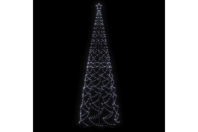 beBasic kegleformet juletræ 160x500 cm 1400 LED'er koldt hvidt lys - Boligtilbehør - Julepynt & højtidsdekorationer - Juelpynt og juledekoration - Plastik juletræ