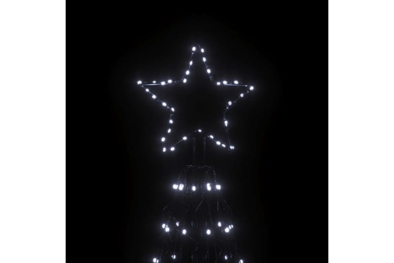 beBasic kegleformet juletræ 160x500 cm 1400 LED'er koldt hvidt lys - Boligtilbehør - Julepynt & højtidsdekorationer - Juelpynt og juledekoration - Plastik juletræ