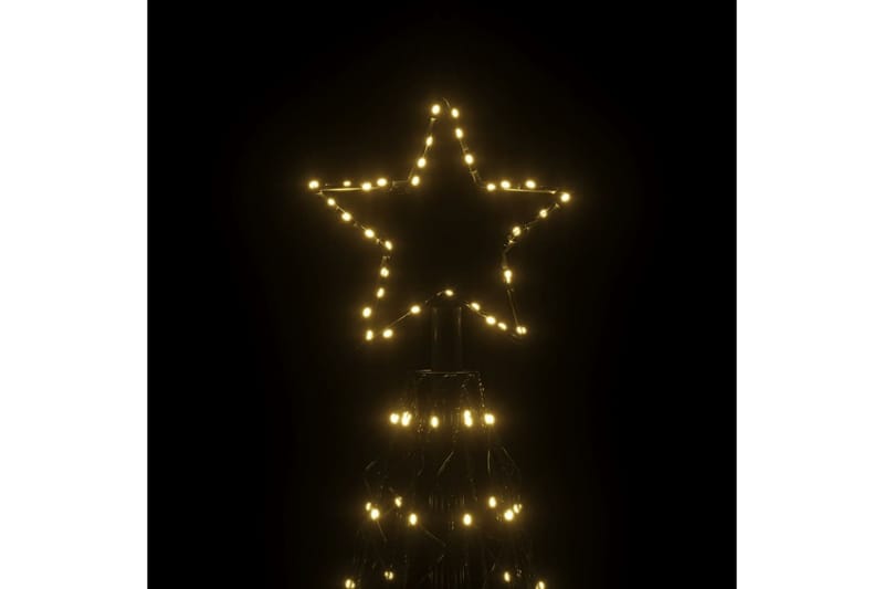 beBasic kegleformet juletræ 160x500 cm 1400 LED'er varmt hvidt lys - Boligtilbehør - Julepynt & højtidsdekorationer - Juelpynt og juledekoration - Plastik juletræ