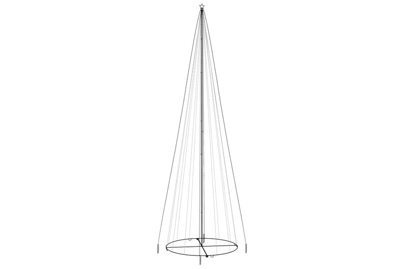 beBasic kegleformet juletræ 230x800 cm 1134 LED'er blåt lys - Boligtilbehør - Julepynt & højtidsdekorationer - Juelpynt og juledekoration - Plastik juletræ