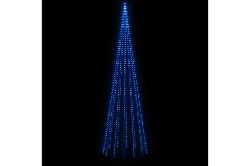 beBasic kegleformet juletræ 230x800 cm 1134 LED'er blåt lys - Boligtilbehør - Julepynt & højtidsdekorationer - Juelpynt og juledekoration - Plastik juletræ