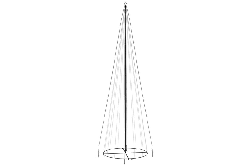 beBasic kegleformet juletræ 230x800 cm 1134 LED'er farverigt lys - Boligtilbehør - Julepynt & højtidsdekorationer - Juelpynt og juledekoration - Plastik juletræ