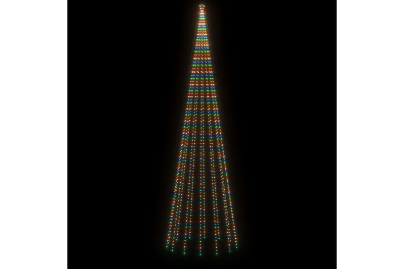beBasic kegleformet juletræ 230x800 cm 1134 LED'er farverigt lys - Boligtilbehør - Julepynt & højtidsdekorationer - Juelpynt og juledekoration - Plastik juletræ