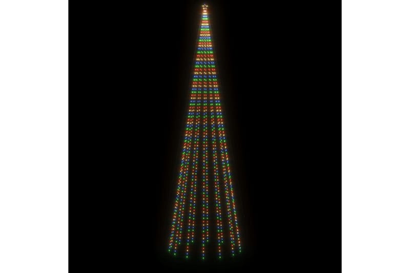 beBasic kegleformet juletræ 230x800 cm 1134 LED'er farverigt lys - Plastik juletræ