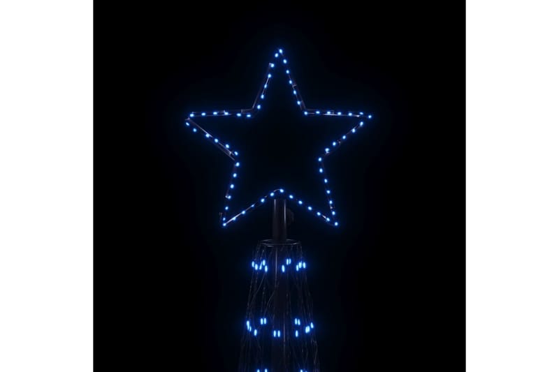 beBasic kegleformet juletræ 230x800 cm 3000 LED'er blåt lys - Plastik juletræ