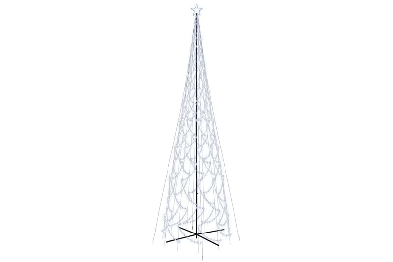 beBasic kegleformet juletræ 230x800 cm 3000 LED'er koldt hvidt lys - Boligtilbehør - Julepynt & højtidsdekorationer - Juelpynt og juledekoration - Plastik juletræ