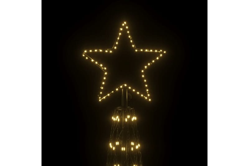 beBasic kegleformet juletræ 230x800 cm 3000 LED'er varmt hvidt lys - Boligtilbehør - Julepynt & højtidsdekorationer - Juelpynt og juledekoration - Plastik juletræ