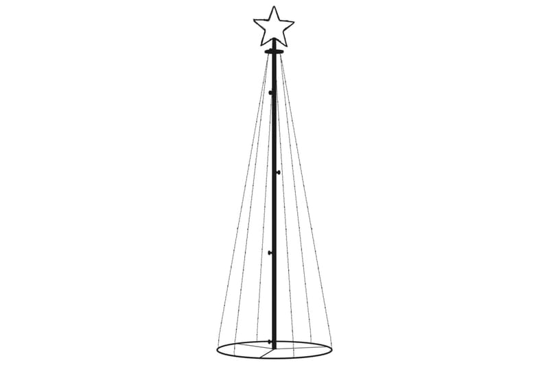 beBasic kegleformet juletræ 70x180 cm 108 LED'er koldt hvidt lys - Plastik juletræ