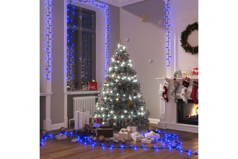 beBasic kompakt LED-lyskæde 1000 LED'er 10 m PVC blåt lys - Julelys - Juelpynt og juledekoration