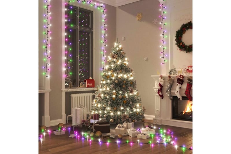beBasic kompakt LED-lyskæde 1000 LED'er 10 m PVC pastelfarvet lys - Julelys - Juelpynt og juledekoration