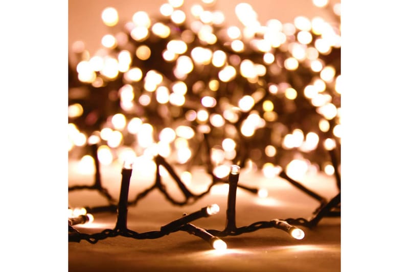 beBasic kompakt LED-lyskæde 2000 LED'er 40 m PVC varmt hvidt lys - Boligtilbehør - Julepynt & højtidsdekorationer - Juelpynt og juledekoration - Julelys