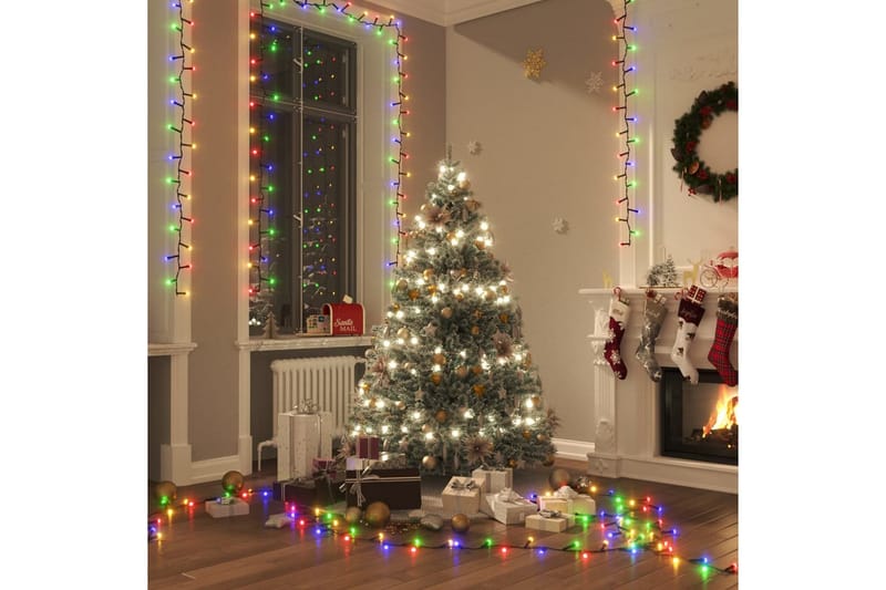 beBasic kompakt LED-lyskæde 400 LED'er 4 m PVC flerfarvet lys - Boligtilbehør - Julepynt & højtidsdekorationer - Juelpynt og juledekoration - Julelys