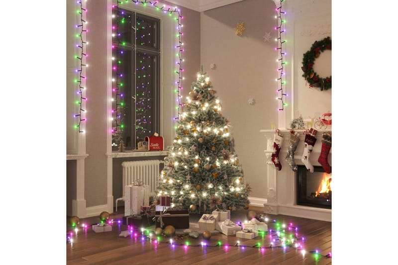 beBasic kompakt LED-lyskæde 400 LED'er 4 m PVC pastelfarvet lys - Boligtilbehør - Julepynt & højtidsdekorationer - Juelpynt og juledekoration - Julelys
