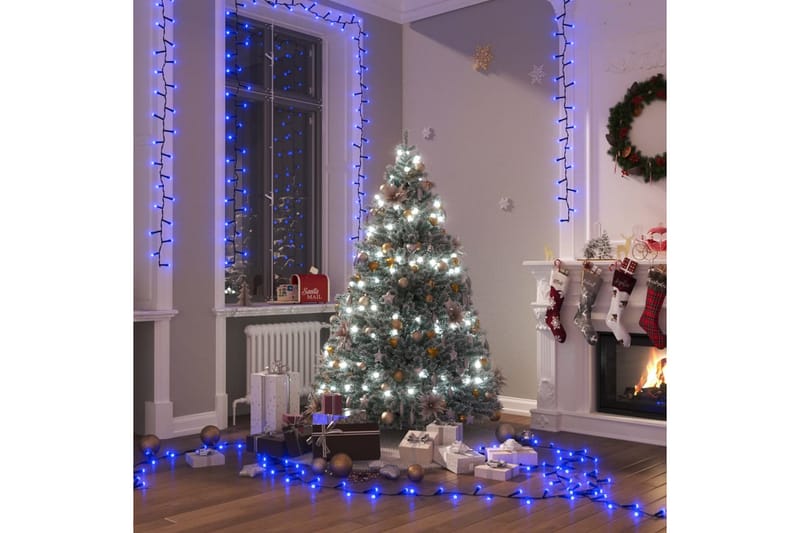beBasic kompakt LED-lyskæde 400 LED'er 4 m PVC blåt lys - Julelys - Juelpynt og juledekoration