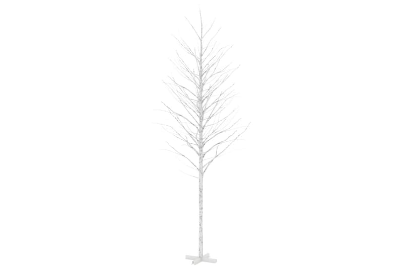 beBasic LED-birketræ 672 cm 400 LED'er varmt hvidt lys hvid - Boligtilbehør - Julepynt & højtidsdekorationer - Juelpynt og juledekoration - Plastik juletræ