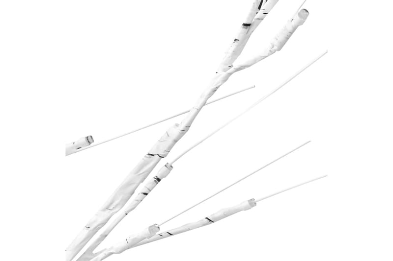 beBasic LED-birketræ 672 cm 400 LED'er varmt hvidt lys hvid - Boligtilbehør - Julepynt & højtidsdekorationer - Juelpynt og juledekoration - Plastik juletræ