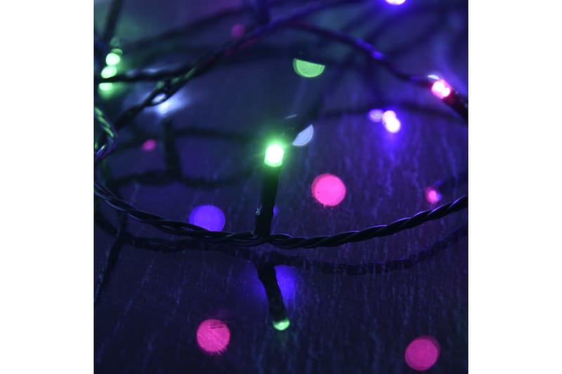beBasic LED-lyskæde 1000 LED'er 100 m PVC pastelfarver - Julelys - Juelpynt og juledekoration