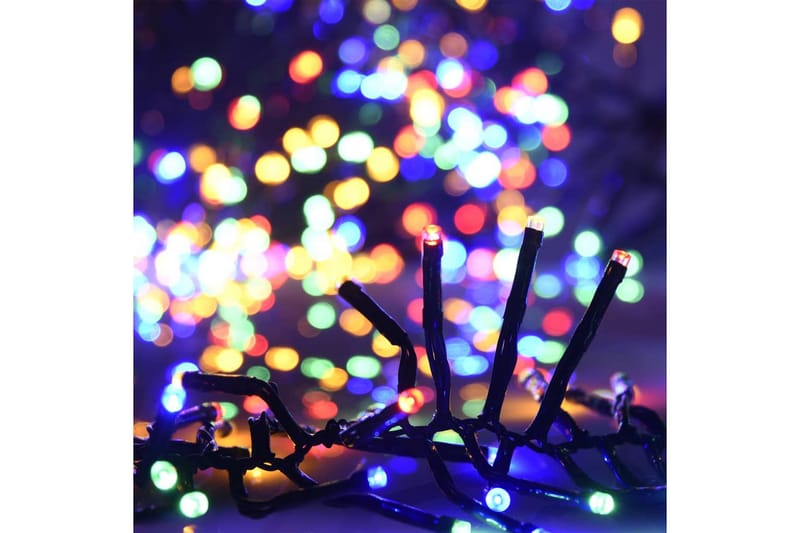 beBasic LED-lyskæde 1000 LED'er 20 m PVC flerfarvet lys - Julelys - Juelpynt og juledekoration