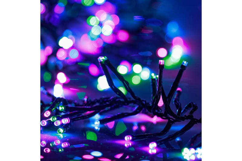 beBasic LED-lyskæde 1000 LED'er 20 m PVC pastelfarvet lys - Julelys - Juelpynt og juledekoration