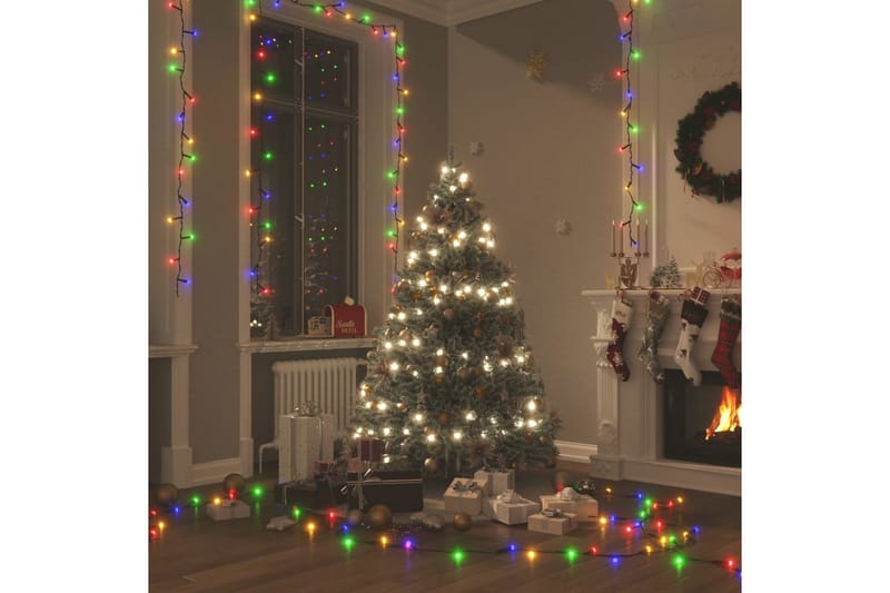 beBasic LED-lyskæde 2000 LED'er 200 m PVC flerfarvet - Boligtilbehør - Julepynt & højtidsdekorationer - Juelpynt og juledekoration - Julelys