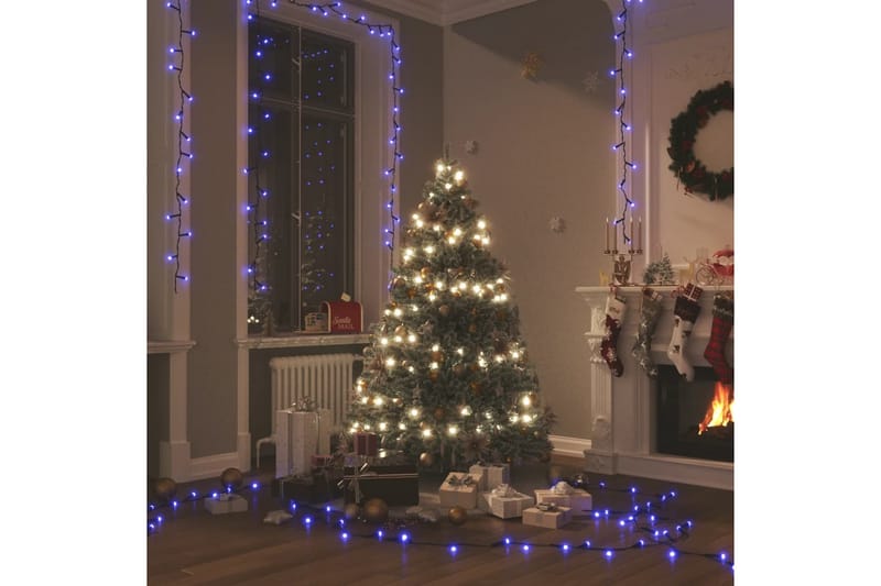 beBasic LED-lyskæde 2000 LED'er 200 m PVC blå - Boligtilbehør - Julepynt & højtidsdekorationer - Juelpynt og juledekoration - Julelys
