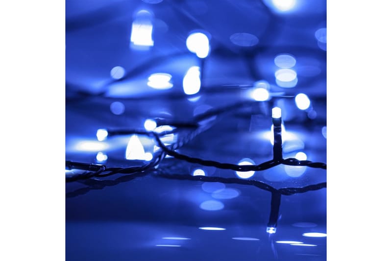 beBasic LED-lyskæde med 150 LED'er 15 m PVC blå - BlÃ¥ - Julelys - Juelpynt og juledekoration