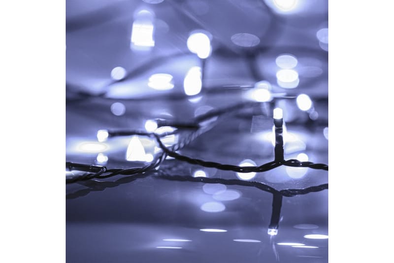 beBasic LED-lyskæde med 150 LED'er 15 m PVC koldt hvidt lys - Hvid - Boligtilbehør - Julepynt & højtidsdekorationer - Juelpynt og juledekoration - Julelys