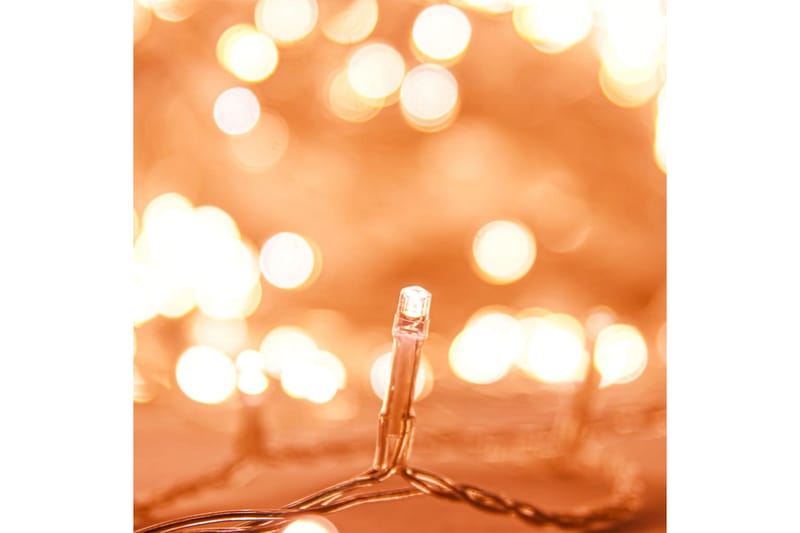 beBasic LED-lyskæde med 400 LED'er 40 m PVC varmt hvidt lys - Julelys - Juelpynt og juledekoration