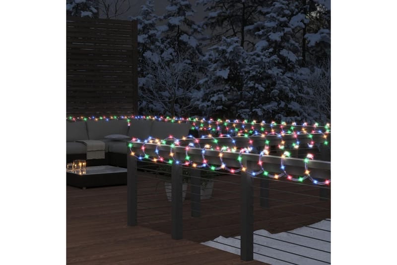 beBasic lyskæde med 120 LED'er 5 m PVC flerfarvet lys - Flerfarvet - Julelys - Juelpynt og juledekoration