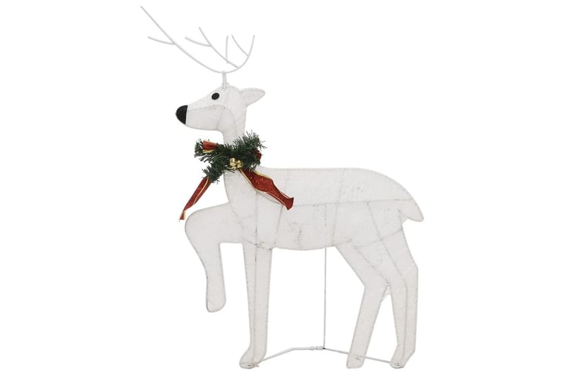 beBasic rensdyr og kane 100 LED'er udendørs juledekoration akryl hvid - Hvid - Boligtilbehør - Julepynt & højtidsdekorationer - Juelpynt og juledekoration - Juleengel & julefigur