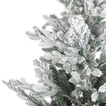 Brisco Snefyldt Plastgran 180 cm - Hvid/Grøn - Boligtilbehør - Julepynt & højtidsdekorationer - Juelpynt og juledekoration - Plastik juletræ