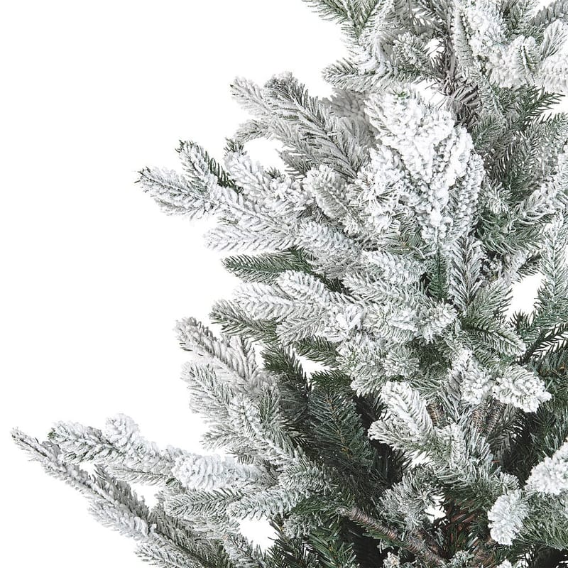 Brisco Snefyldt Plastgran 180 cm - Hvid/Grøn - Boligtilbehør - Julepynt & højtidsdekorationer - Juelpynt og juledekoration - Plastik juletræ