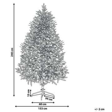 Huxley Plastgran 240 cm - Grøn - Boligtilbehør - Julepynt & højtidsdekorationer - Juelpynt og juledekoration - Plastik juletræ