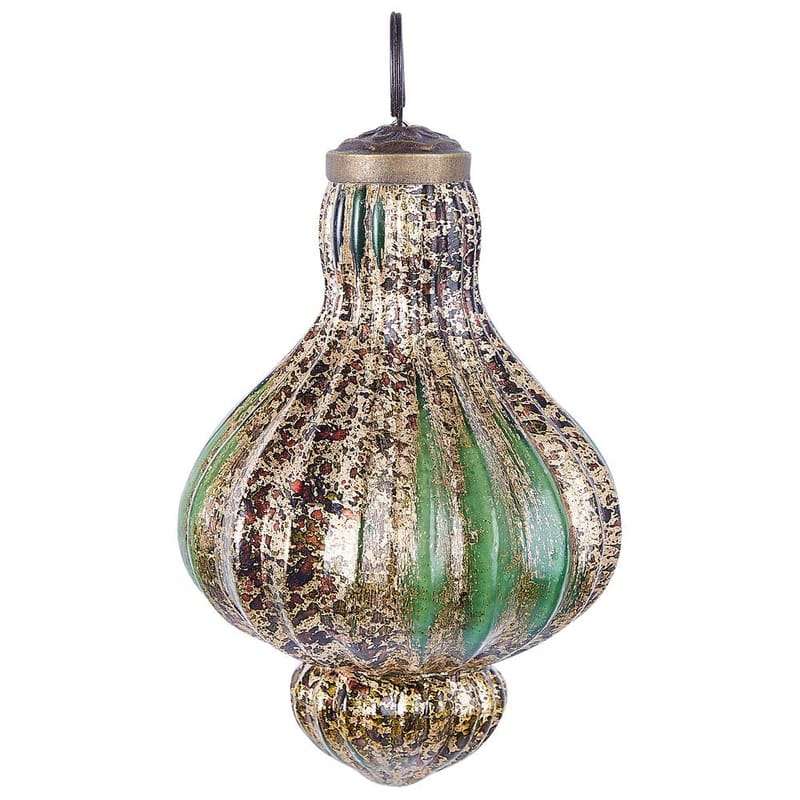 Julekugle Brillant-sæt med 8 - Guld, Grøn - Boligtilbehør - Julepynt & højtidsdekorationer - Juelpynt og juledekoration