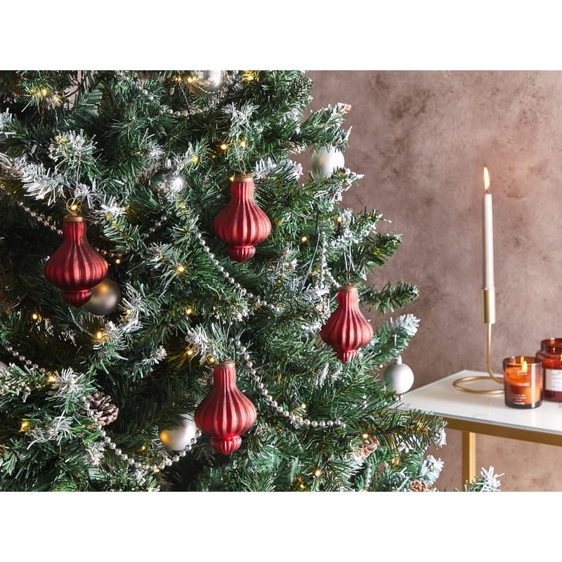 Julekugle Brillant-sæt med 8 - Rød - Boligtilbehør - Julepynt & højtidsdekorationer - Juelpynt og juledekoration