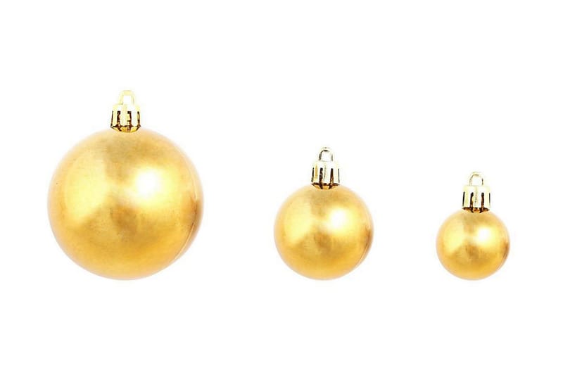 Julekuglesæt 100 Stk. 6 Cm Brun/Bronzefarvet/Guldfarvet - Flerfarvet - Boligtilbehør - Julepynt & højtidsdekorationer - Juelpynt og juledekoration