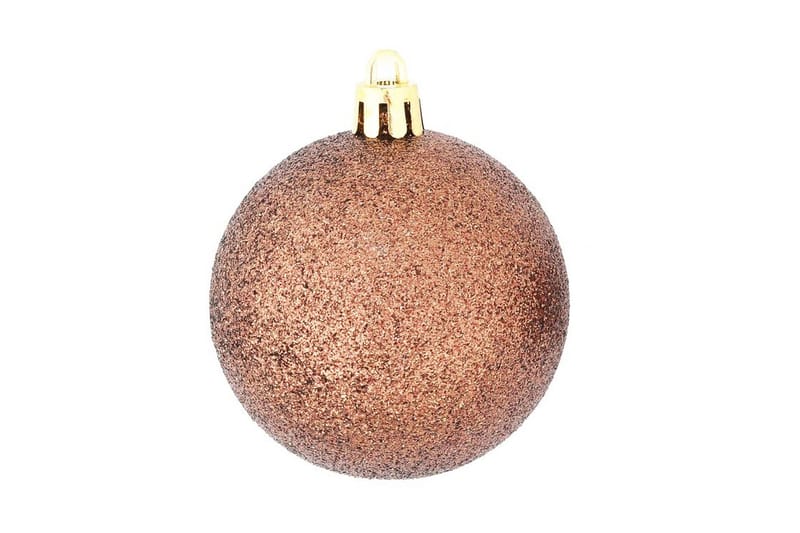 Julekuglesæt 100 Stk. 6 Cm Brun/Bronzefarvet/Guldfarvet - Flerfarvet - Boligtilbehør - Julepynt & højtidsdekorationer - Juelpynt og juledekoration