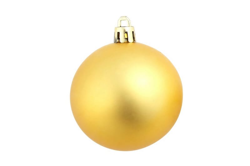 Julekuglesæt 100 Stk. 6 Cm Guldfarvet - Guld - Boligtilbehør - Julepynt & højtidsdekorationer - Juelpynt og juledekoration