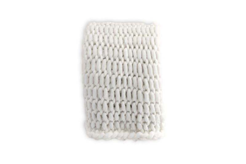 Kate Plaid 130x170 cm, Hvit