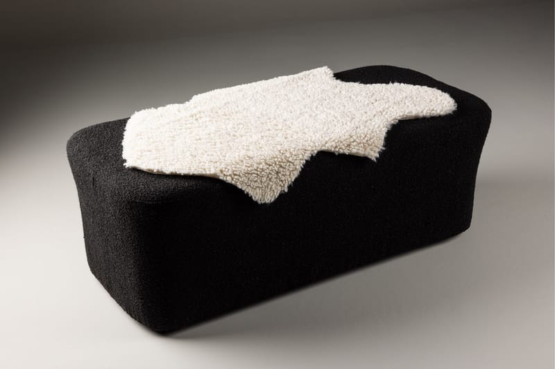 Katy Pyntepude 60x90 cm - Hvit - Tekstiler - Sædehynder