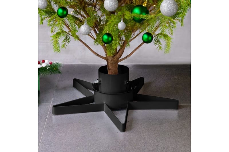 juletræsfod 47x47x13,5 cm sort - Sort - Juletræsfod - Juelpynt og juledekoration
