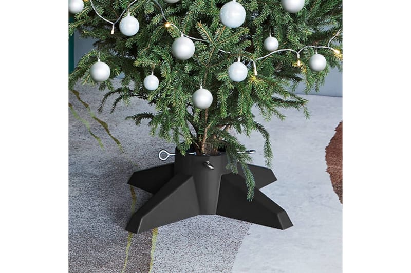 juletræsfod 55,5x55,5x15 cm grå - Grå - Juletræsfod - Juelpynt og juledekoration