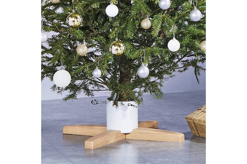 juletræsfod 55x55x15,5 cm - Sølv - Juletræsfod - Juelpynt og juledekoration