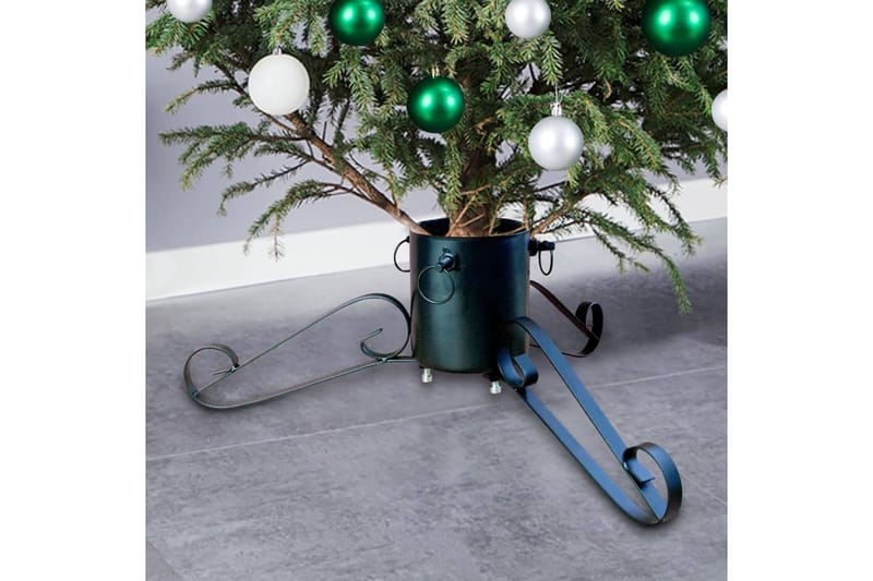 juletræsfod 58x58x21 cm grøn - Grøn - Juletræsfod - Juelpynt og juledekoration