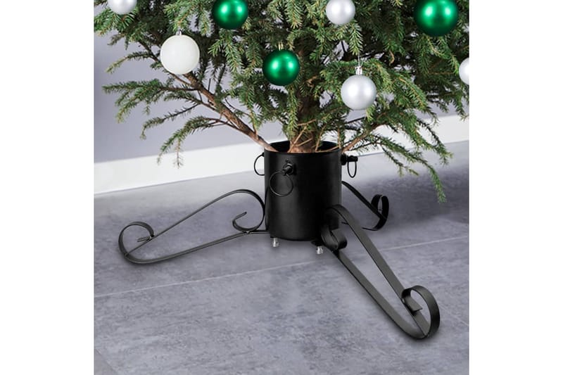 juletræsfod 58x58x21 cm sort - Sort - Juletræsfod - Juelpynt og juledekoration