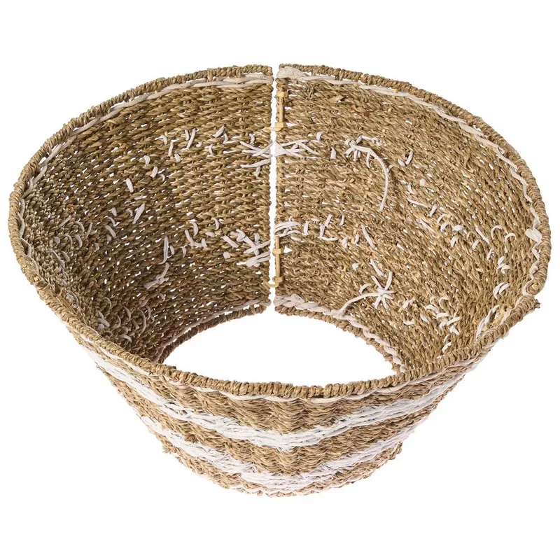 Juletræskrage Hiver - Naturlig, Hvid 43x43x24 cm - Boligtilbehør - Julepynt & højtidsdekorationer - Juelpynt og juledekoration - Juletræsfod