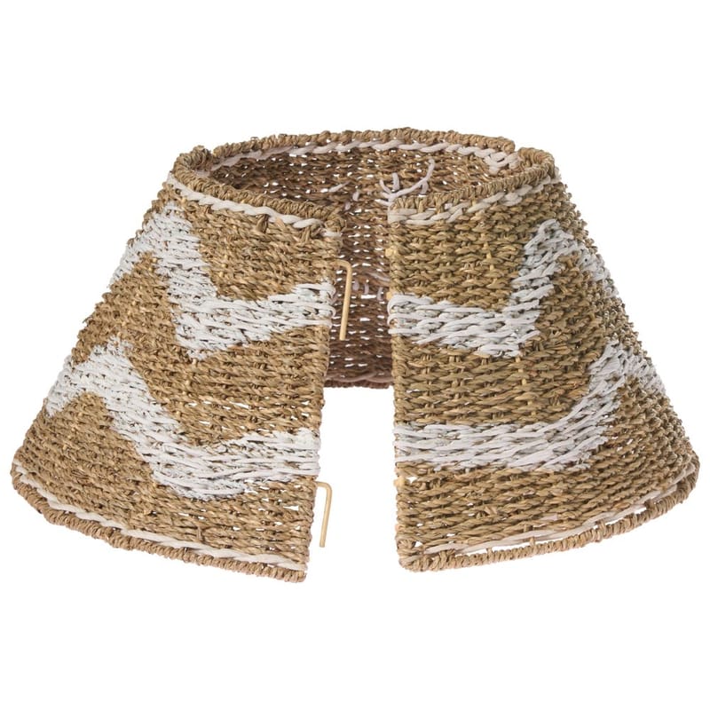 Juletræskrage Hiver - Naturlig, Hvid 43x43x24 cm - Boligtilbehør - Julepynt & højtidsdekorationer - Juelpynt og juledekoration - Juletræsfod